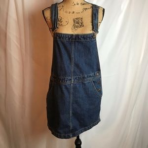 Free People Denim Overall Jumper